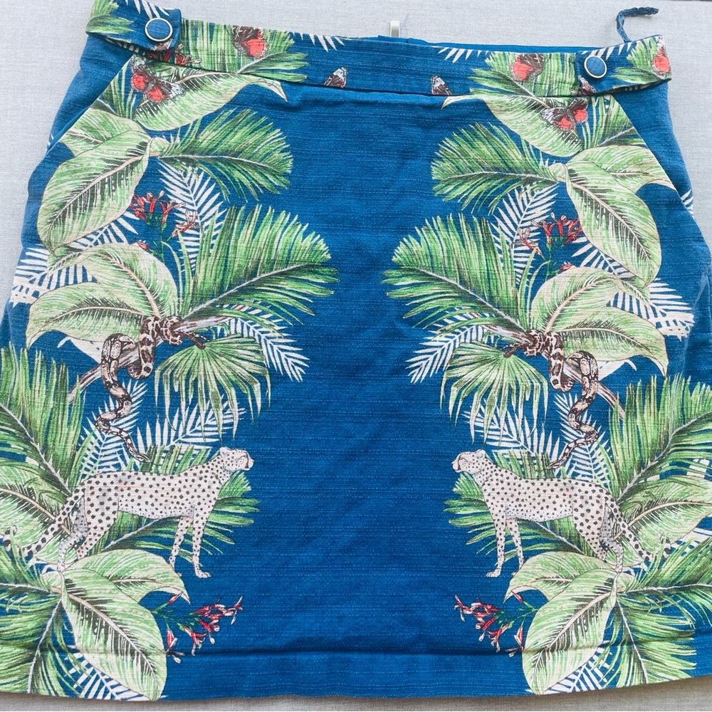 Oasis Wildlife Midi Skirt